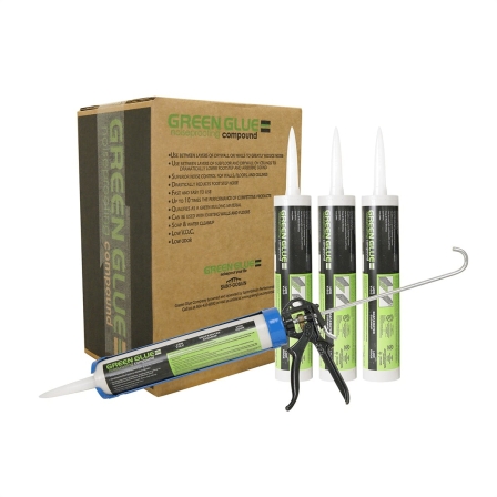 Green Glue Noiseproofing Compound Case with Caulking Gun