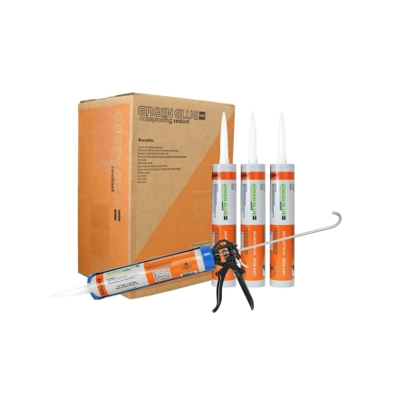 Green Glue Noiseproofing Sealant Case with Caulking Gun