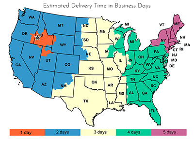 Shipping Map From Idaho