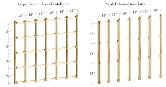 Drawing How To Install HushFrame Rafts to Framing